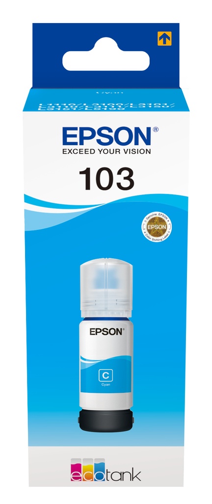 [170015441604] Epson 103 EcoTank Cyan ink bottle (WE)