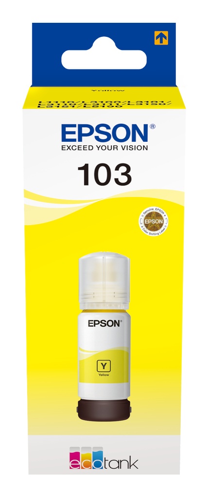 Epson 103 inktcartridge 1 stuk(s) Origineel Geel