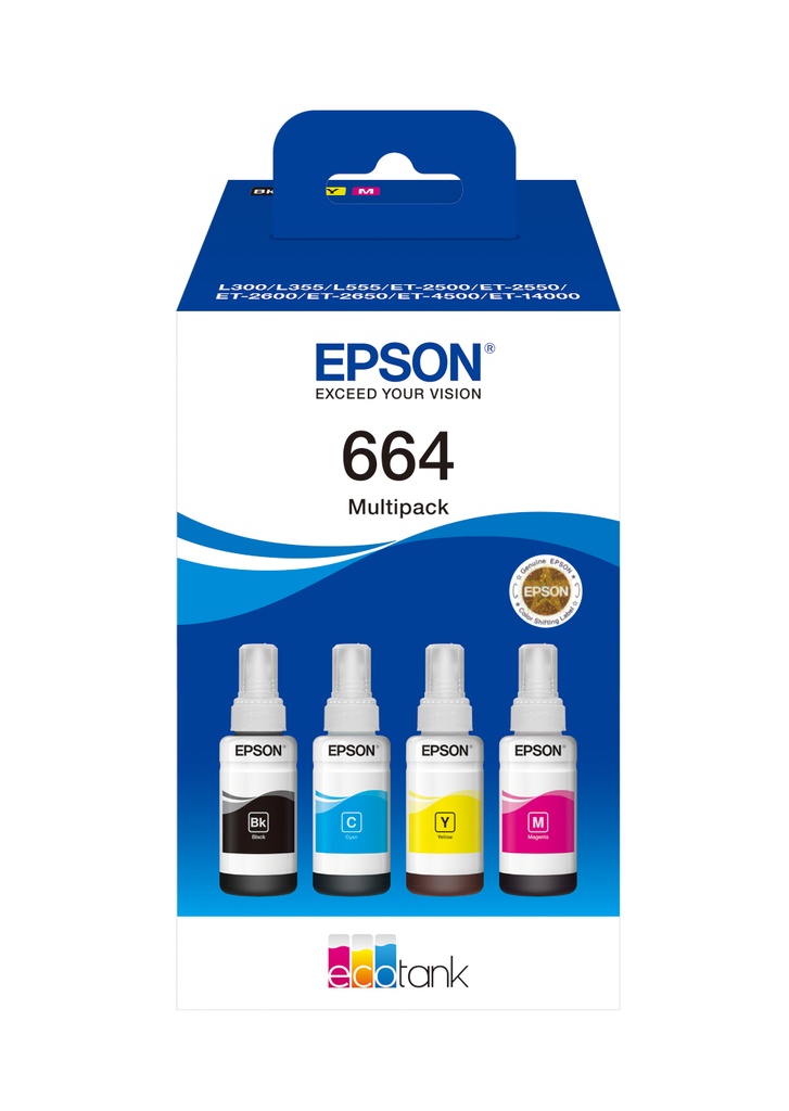 [170015441620] Epson 664 EcoTank 4-colour Multipack