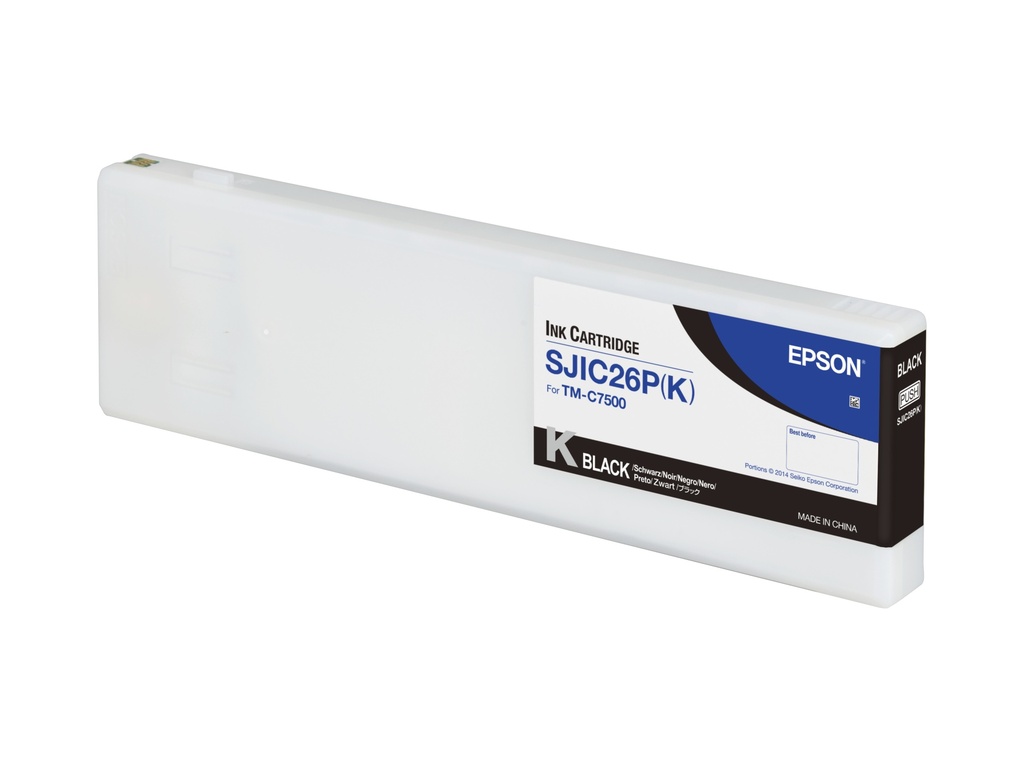 [170015441645] Epson SJIC26P(K): Ink cartridge for ColorWorks C7500 (Black)