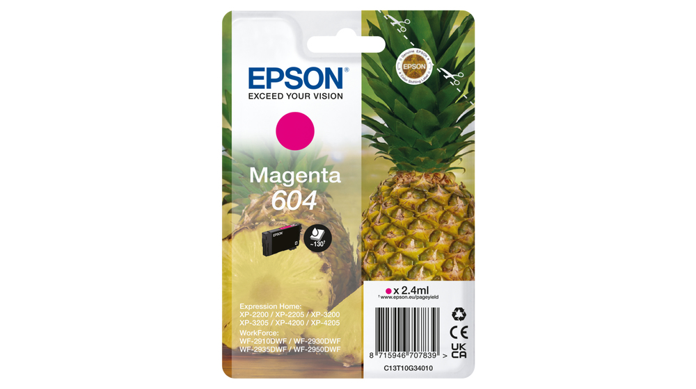 [170015441734] Epson 604 inktcartridge 1 stuk(s) Compatibel Normaal rendement Magenta