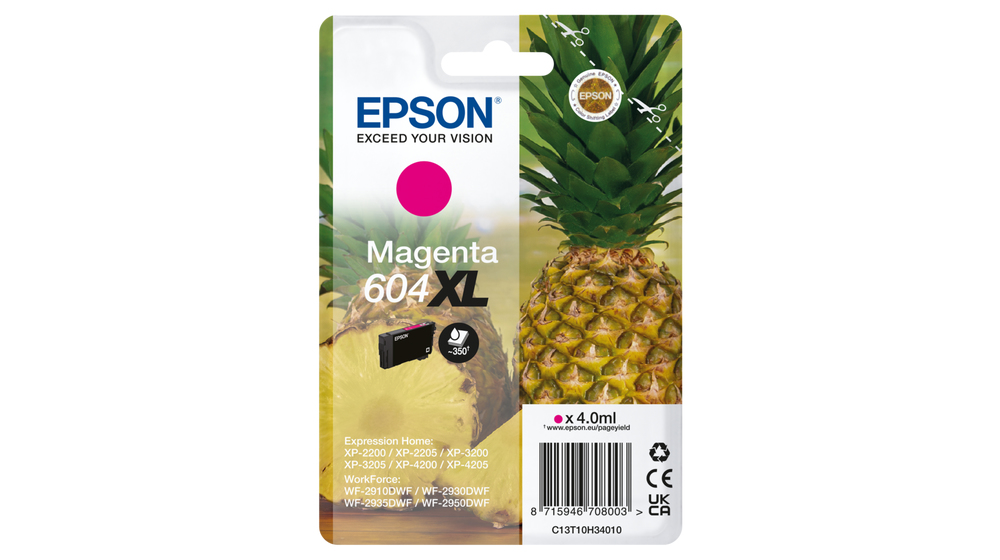 [170015441738] Epson 604XL inktcartridge 1 stuk(s) Origineel Hoog (XL) rendement Magenta