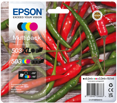 [170015441774] Epson C13T09R94010 inktcartridge 4 stuk(s) Origineel Hoog (XL) rendement Zwart, Cyaan, Magenta, Geel