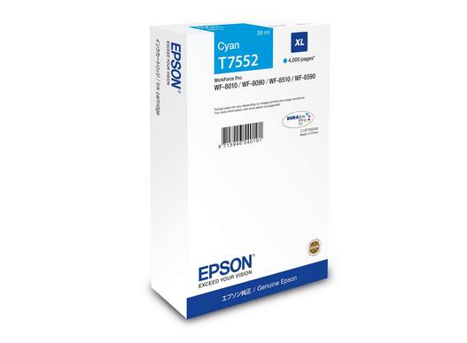 [170015441878] Epson C13T75524N inktcartridge 1 stuk(s) Origineel Hoog (XL) rendement Cyaan