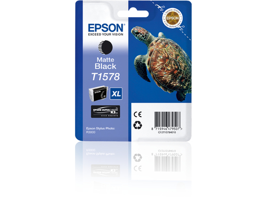 [170015442041] Epson T1578 inktcartridge 1 stuk(s) Origineel Hoog (XL) rendement Zwart