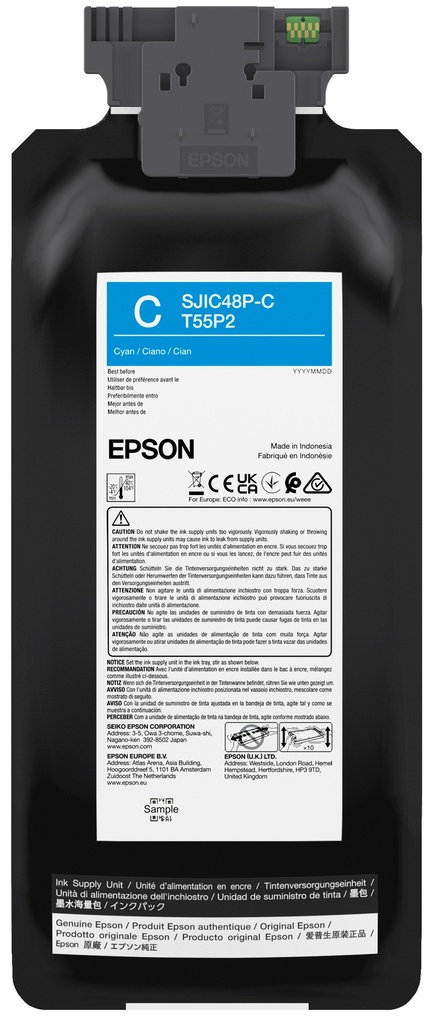 [170015442106] Epson SJIC48P-C inktcartridge 1 stuk(s) Origineel Cyaan