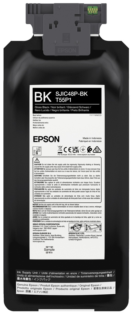 [170015442109] Epson SJIC48P-BK inktcartridge 1 stuk(s) Origineel Zwart