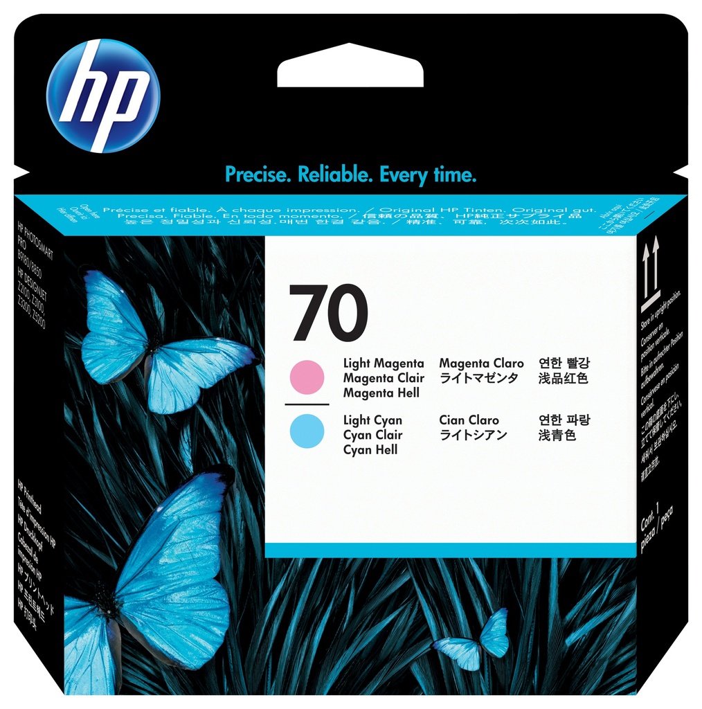 [170025440428] HP 70 licht-magenta/licht-cyaan DesignJet printkop