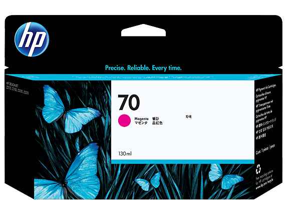 [170025440449] HP 70 magenta DesignJet inktcartridge, 130 ml