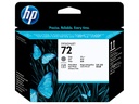 HP 72-Druckkopf Fotoschwarz und Grau inktcartridge 1 stuk(s) Grijs, Foto zwart
