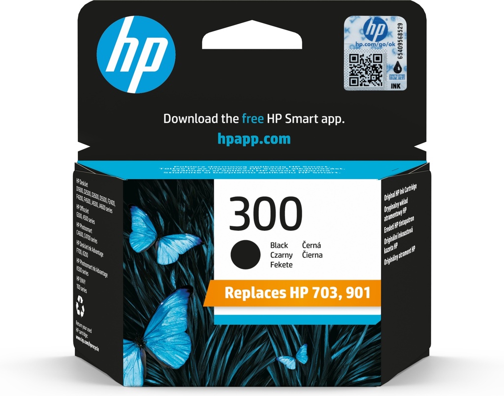 [170025440566] HP 300 originele zwarte inktcartridge