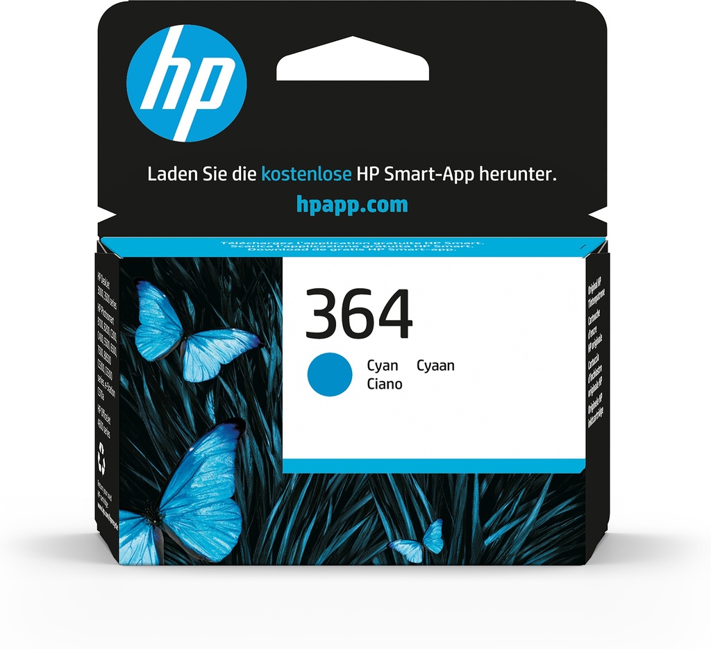 [170025440578] HP 364 originele cyaan inktcartridge
