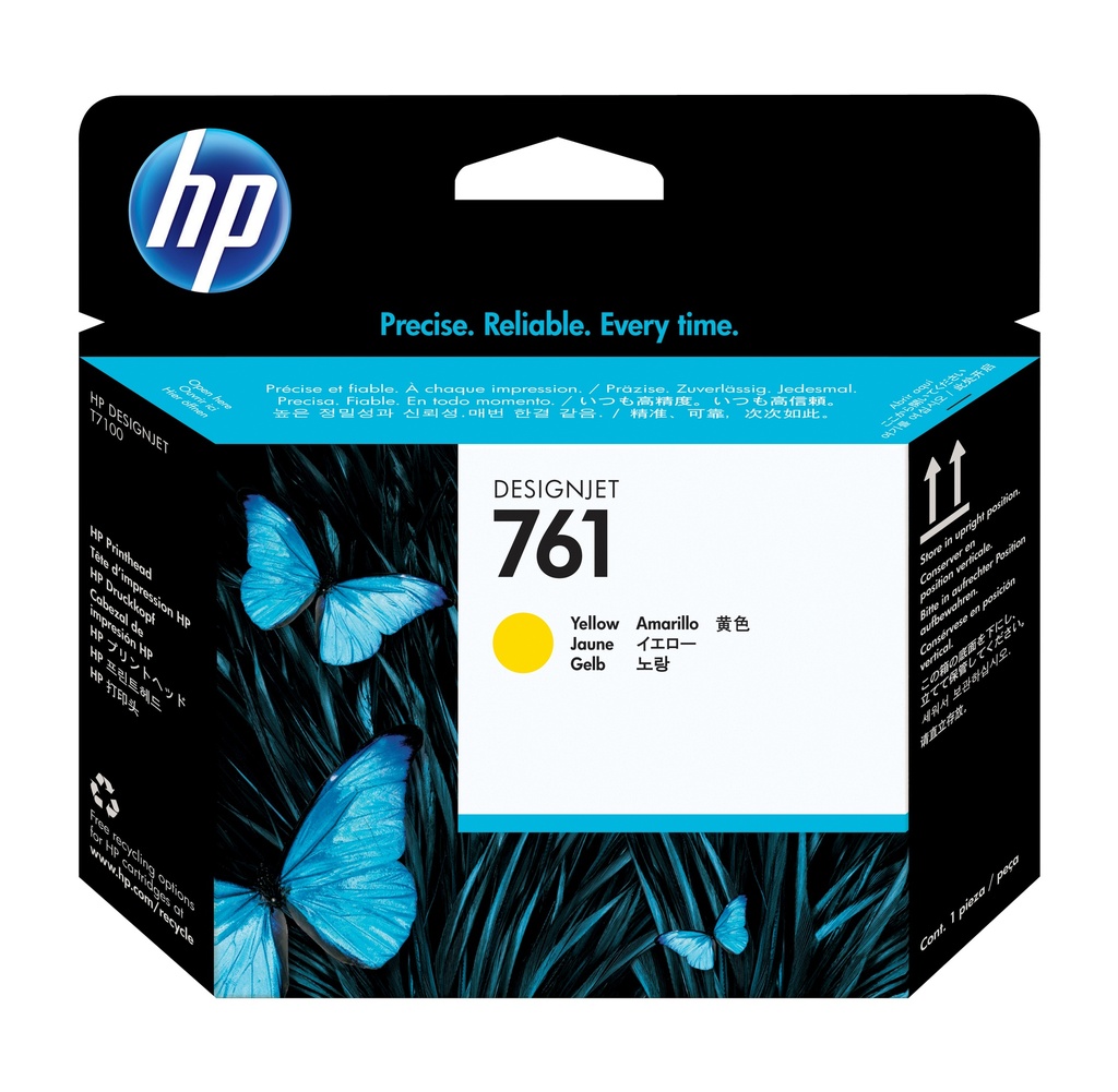 [170025440665] HP 761 gele DesignJet printkop