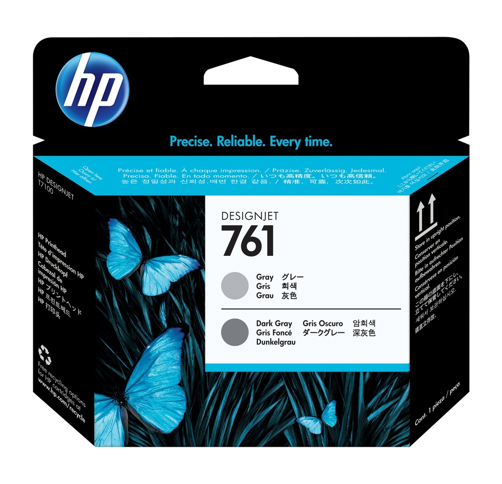 [170025440667] HP 761 grijze/donkergrijze DesignJet printkop