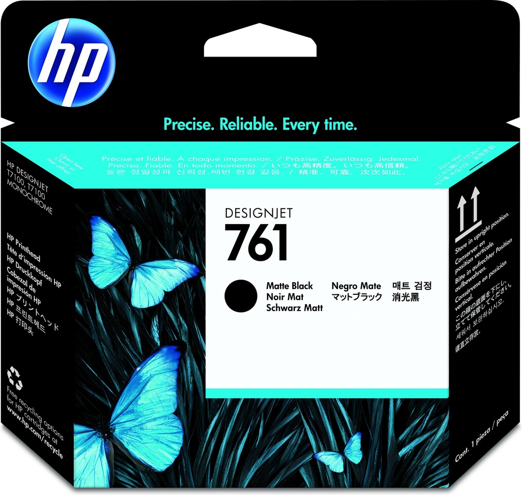 [170025440668] HP 761 matzwarte/matzwarte DesignJet printkop