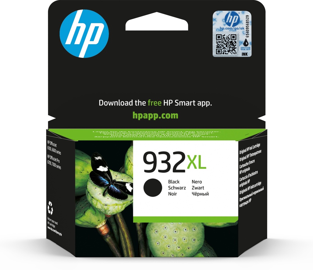 [170025440900] HP 932XL originele high-capacity zwarte inktcartridge