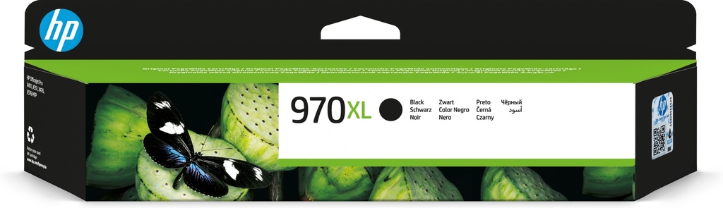 [170025440996] HP 970XL originele high-capacity zwarte inktcartridge