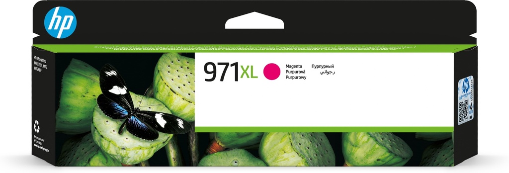 [170025440998] HP 971XL originele high-capacity magenta inktcartridge