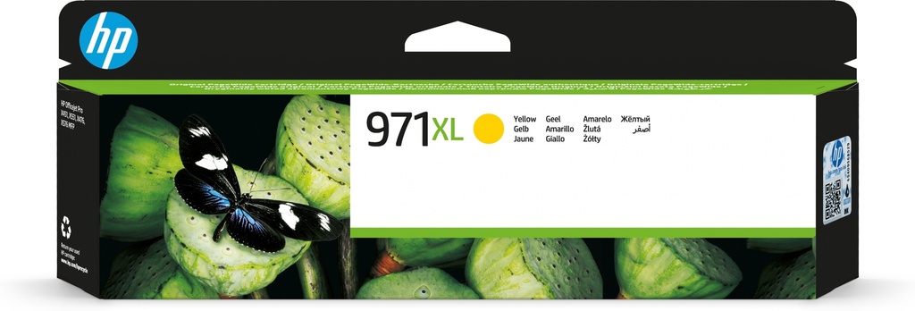 [170025440999] HP 971XL originele high-capacity gele inktcartridge