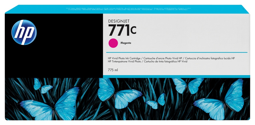 [170025441004] HP 771C magenta DesignJet inktcartridge, 775 ml