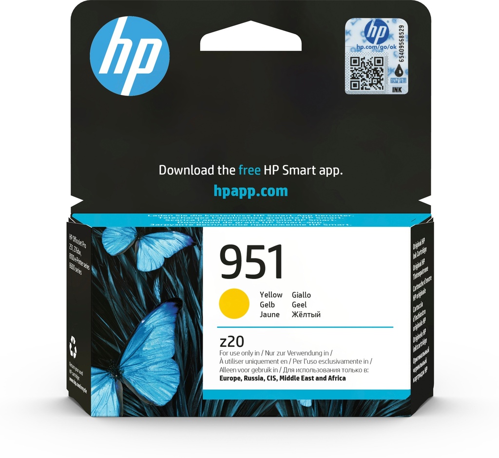 [170025441080] HP 951 originele gele inktcartridge