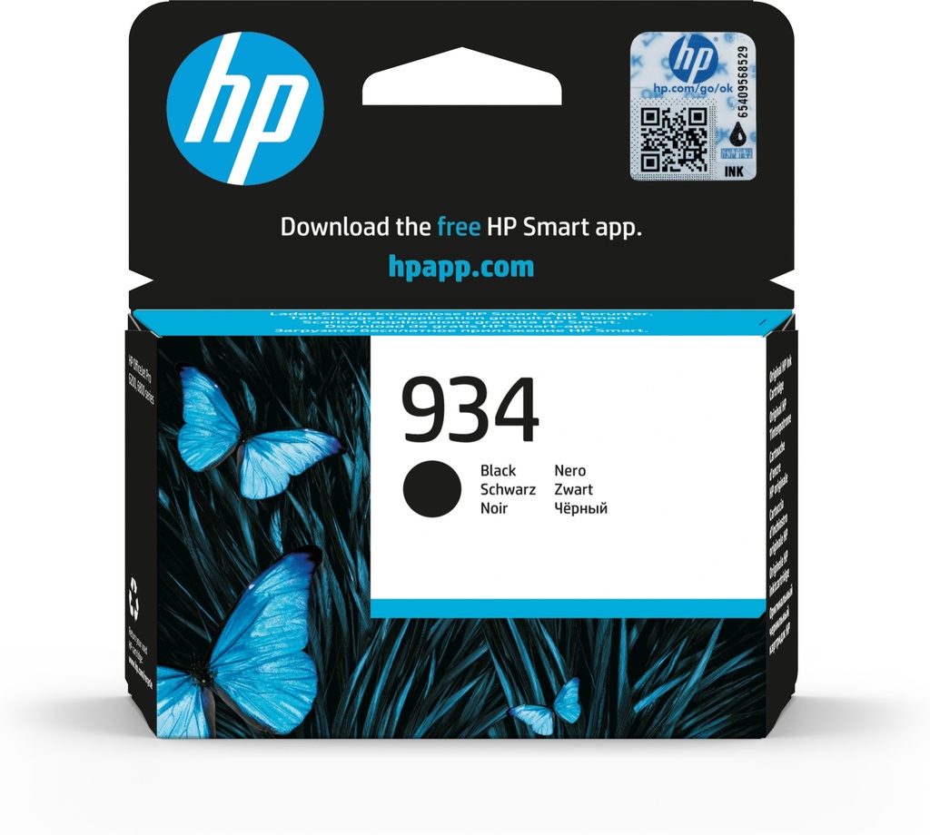 [170025441110] HP 934 originele zwarte inktcartridge