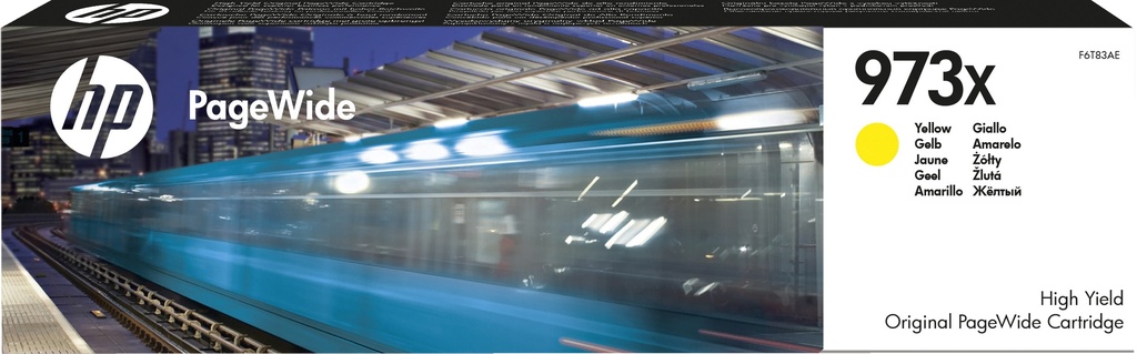 [170025441247] HP 973X originele gele high-capacity PageWide cartridge