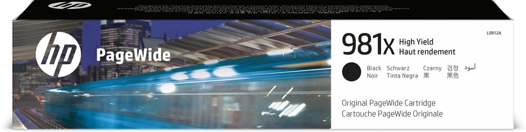 [170025441264] HP 981X originele zwarte high-capacity PageWide cartridge