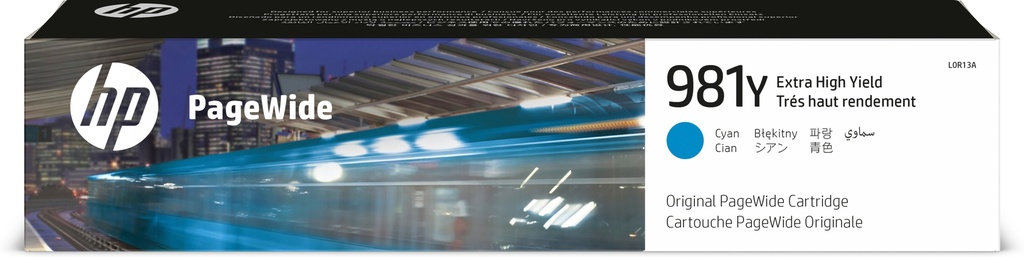 HP 981Y originele cyaan extra high-capacity PageWide cartridge