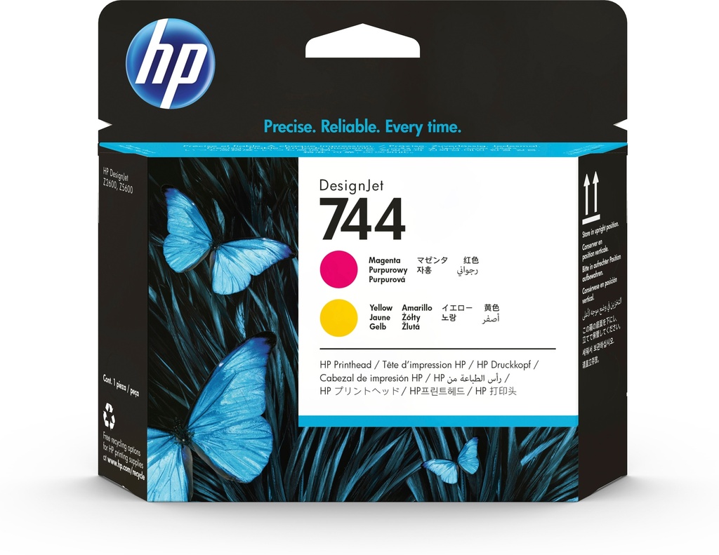 [170025441309] HP 744 magenta/gele DesignJet printkop