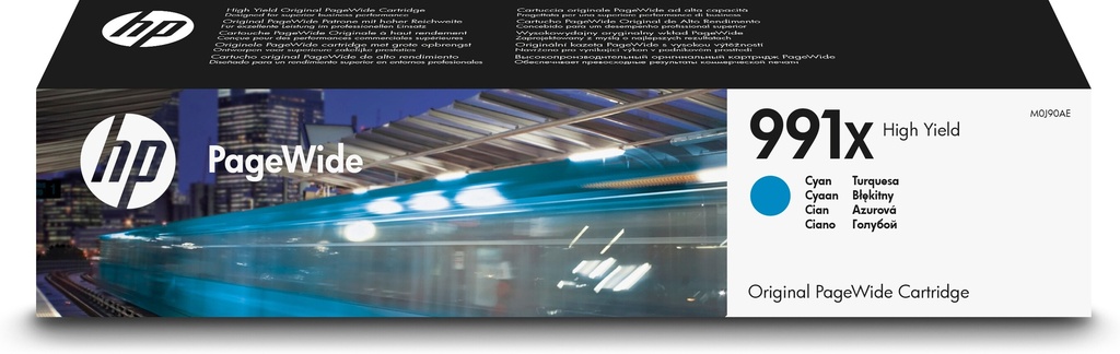[170025441345] HP Originele 991X cyaan high-capacity PageWide cartridge