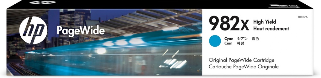 [170025441366] HP Originele 982X cyaan high-capacity PageWide cartridge