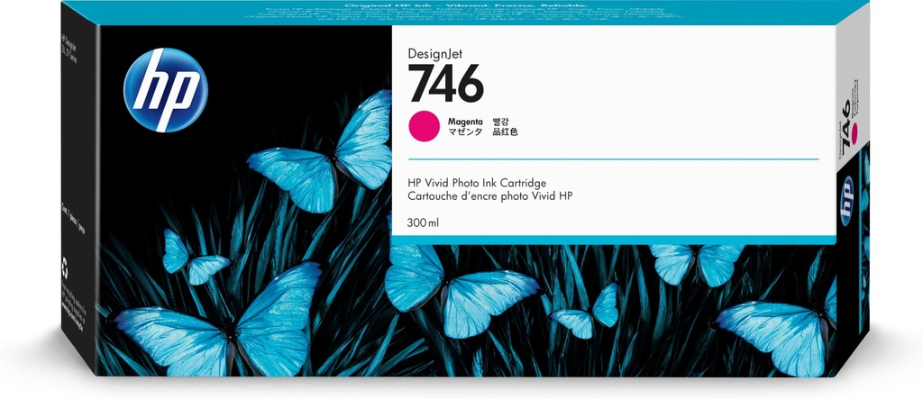 [170025441413] HP 746 magenta DesignJet inktcartridge, 300 ml