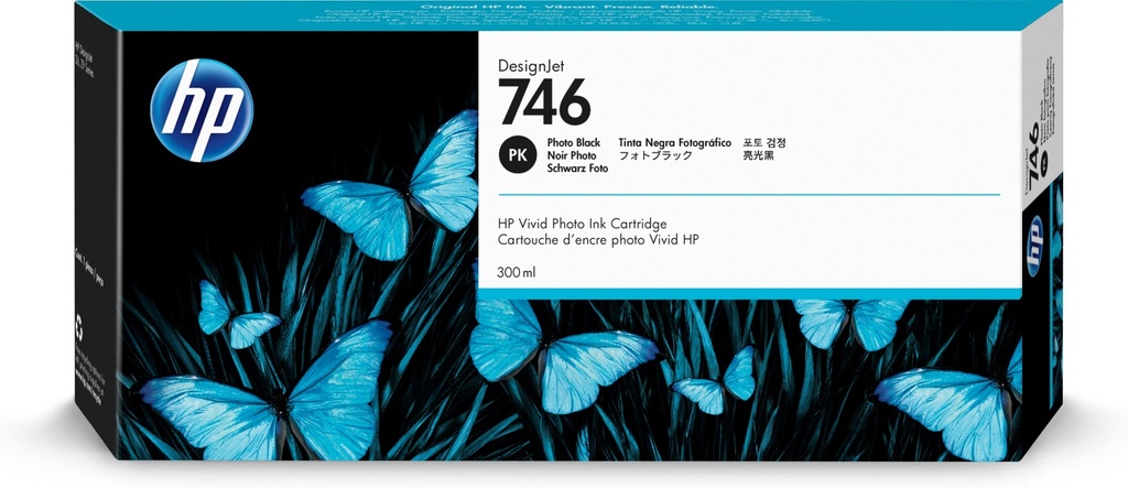 [170025441416] HP 746 fotozwarte DesignJet inktcartridge, 300 ml