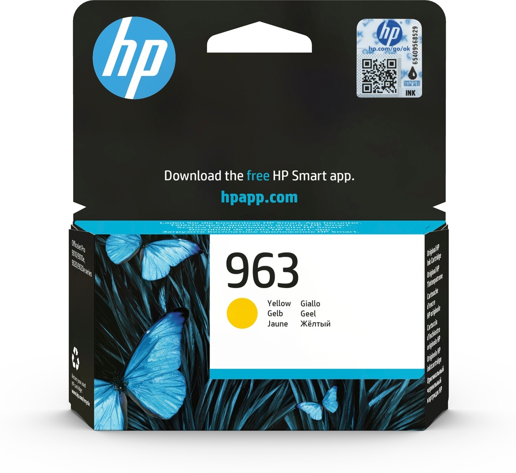 HP 963 originele gele inktcartridge