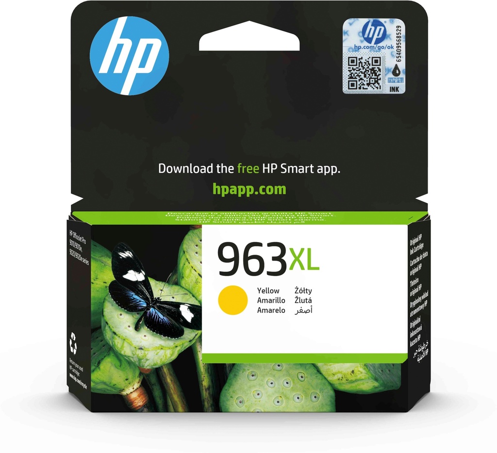 [170025441452] HP 963XL originele high-capacity gele inktcartridge
