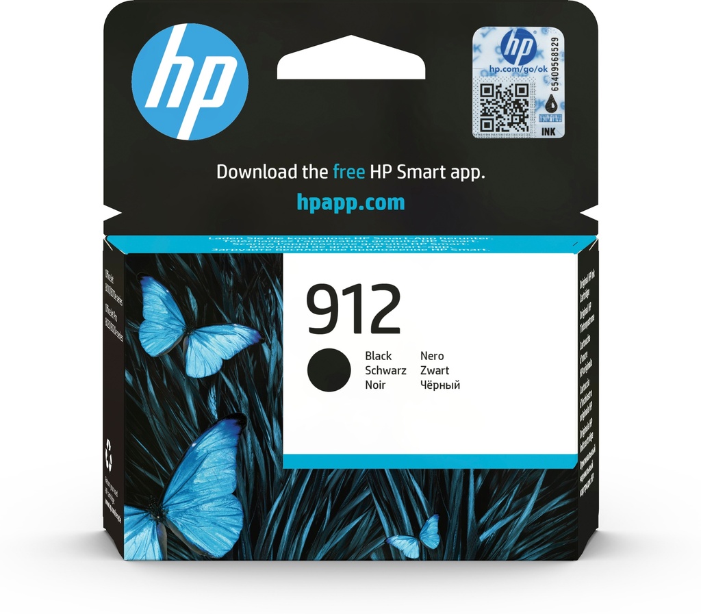 [170025441461] HP 912 originele zwarte inktcartridge