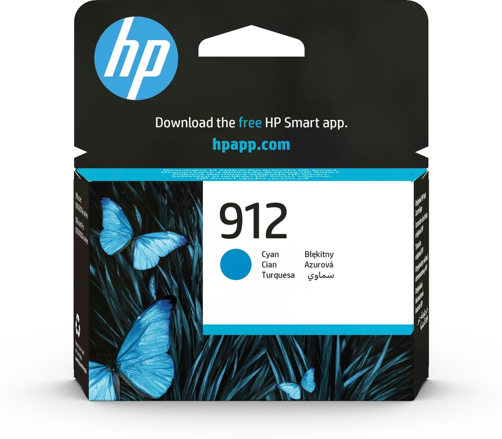 [170025441462] HP 912 originele cyaan inktcartridge
