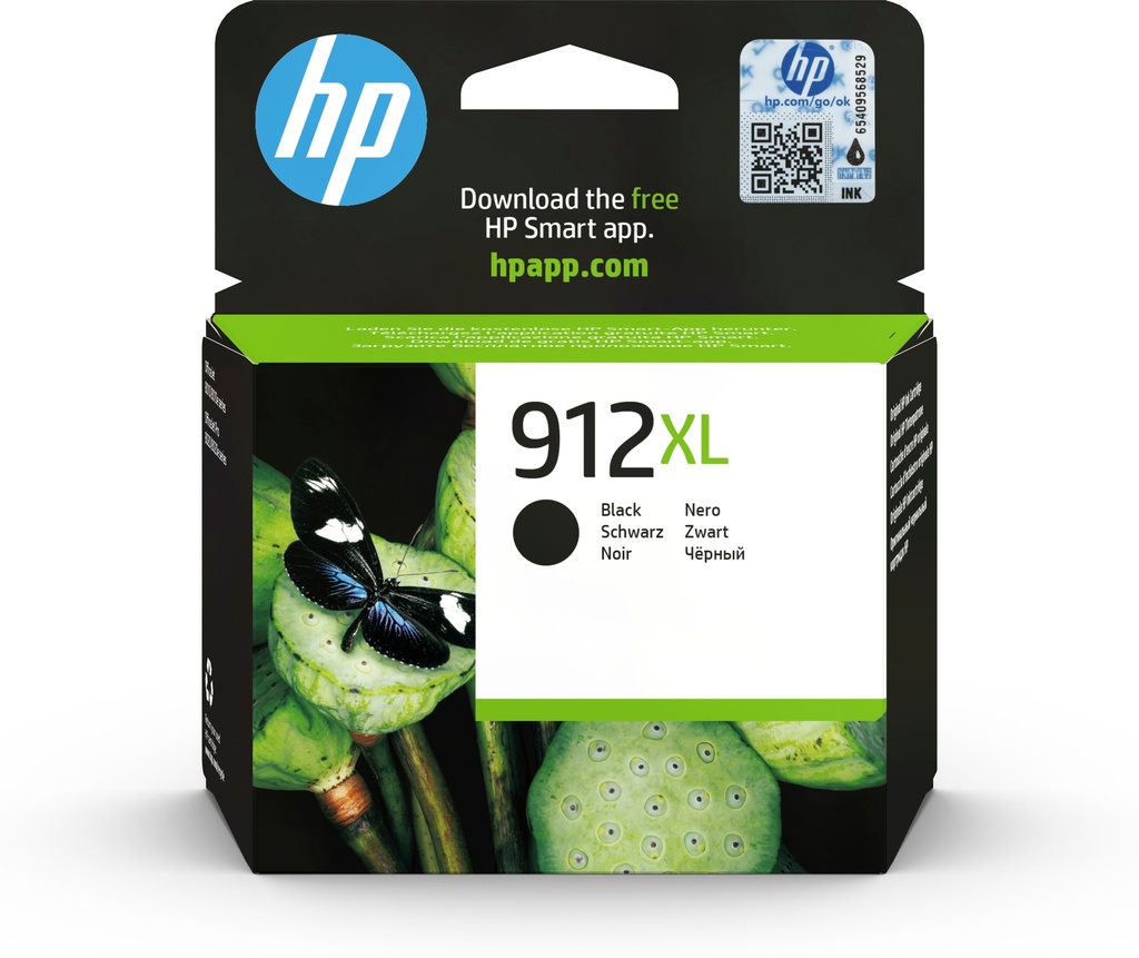 HP 912XL originele high-capacity zwarte inktcartridge