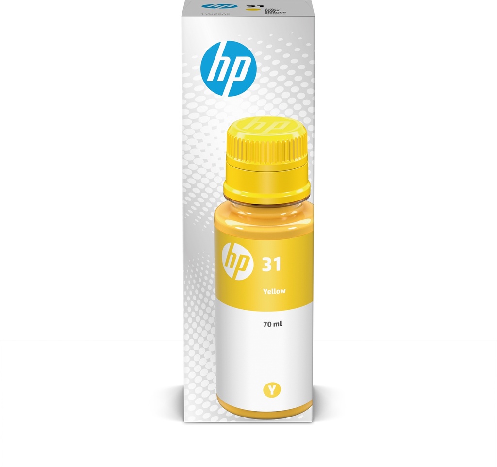 [170025441485] HP 31 70-ml Yellow Original Ink Bottle Origineel