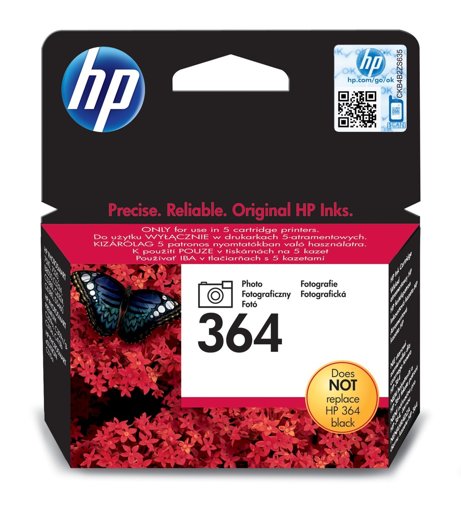 [170025441585] HP 364 originele fotoinktcartridge