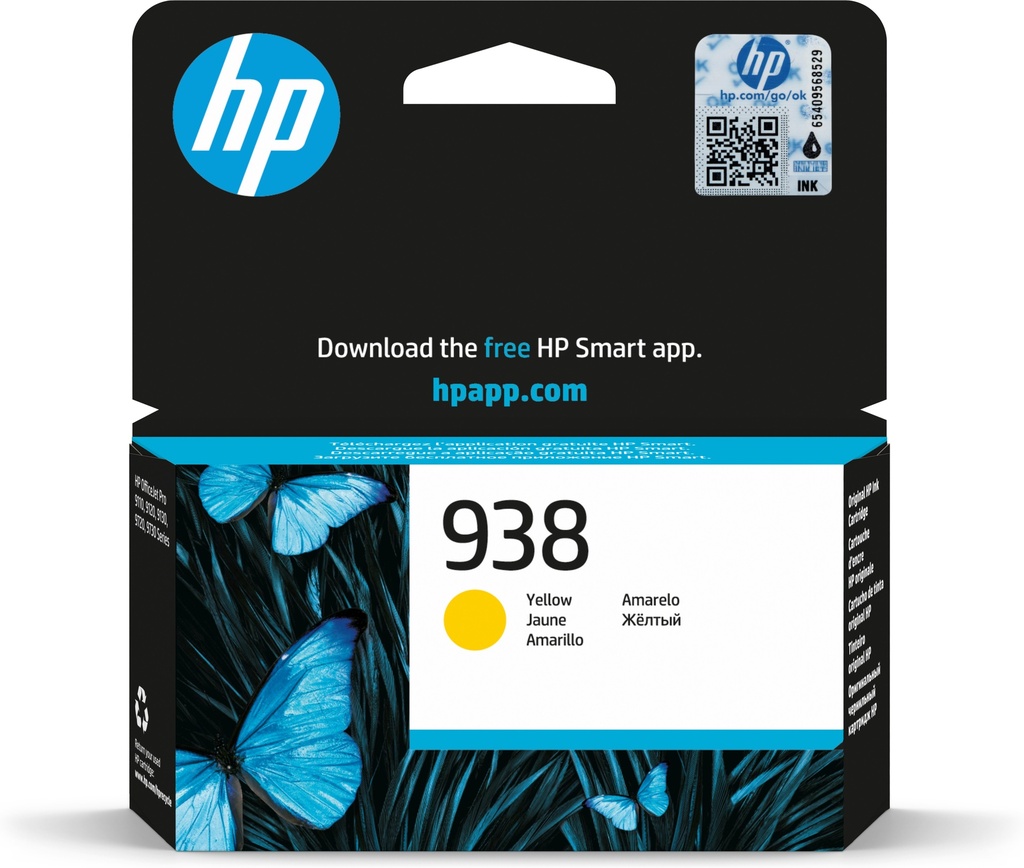 [170025441614] HP 938 originele gele inktcartridge