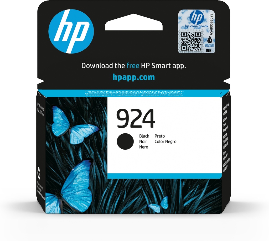 [170025441619] HP 924 originele zwarte inktcartridge
