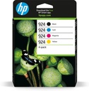 HP 924 originele CMYK-inktcartridge 4 stuks