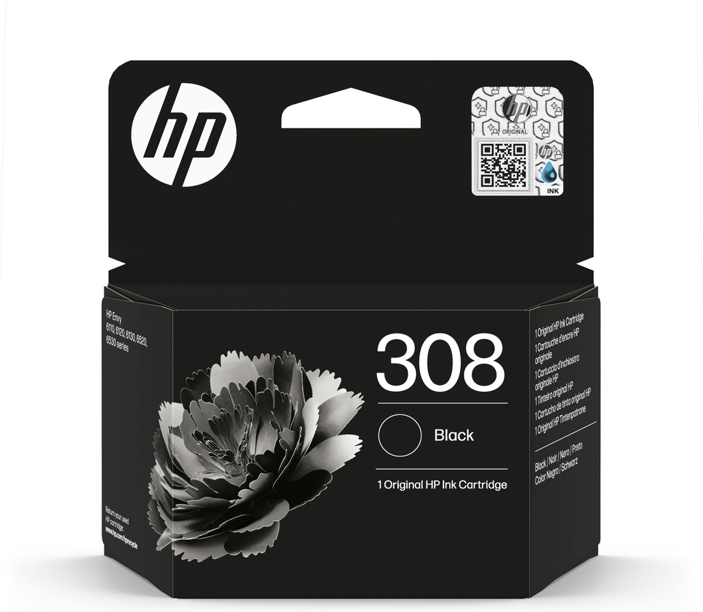 [170025441806] HP 308 originele zwarte inktcartridge EU