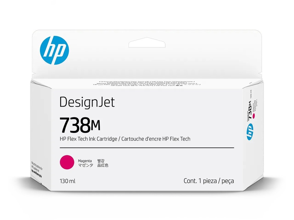 [170025441813] HEWLETT PACKARD A24VNA HP 738M DNJ ink magenta 130ml