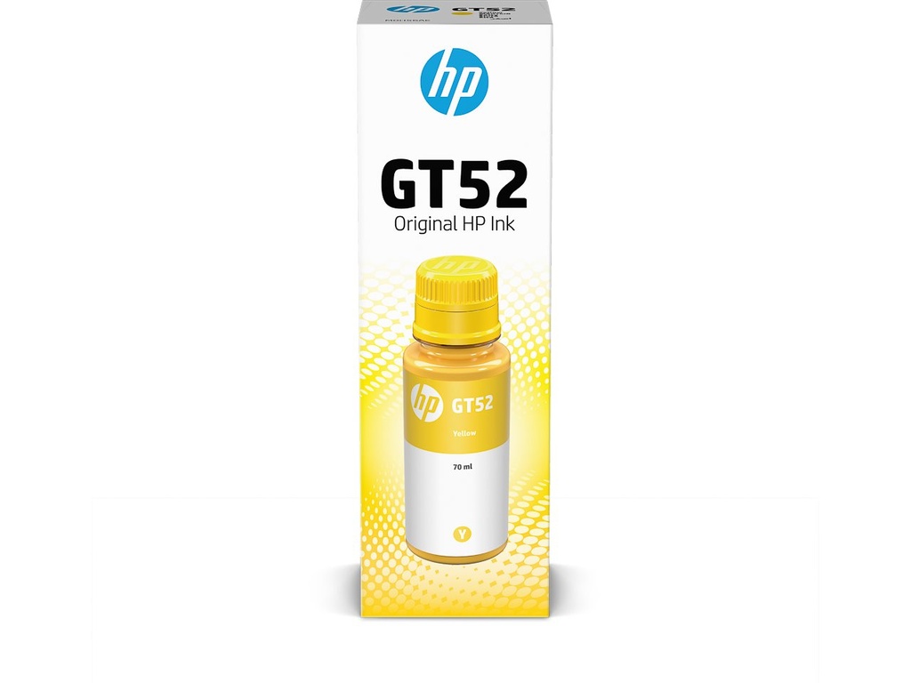 [170025441873] HEWLETT PACKARD M0H56AE HP GT52 TIJ 2.x ink yellow 8000