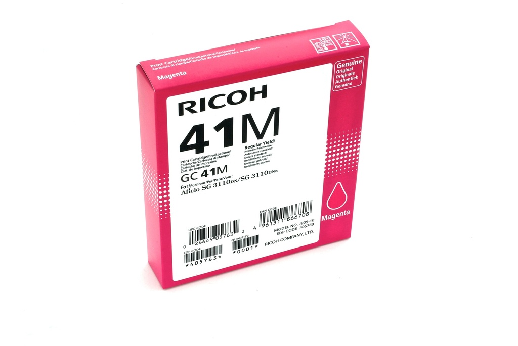 [170054440034] Ricoh 405763 inktcartridge 1 stuk(s) Origineel Normaal rendement Magenta
