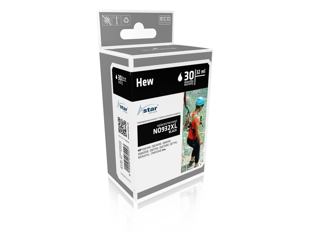 [170085990347] Astar AS15153 inktcartridge Zwart