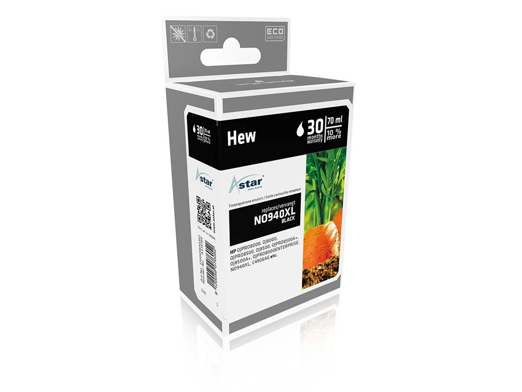 Astar AS15180 inktcartridge Extra (Super) hoog rendement Zwart